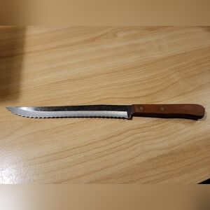 Vintage Robinson Stainless Steel Serrated Knife